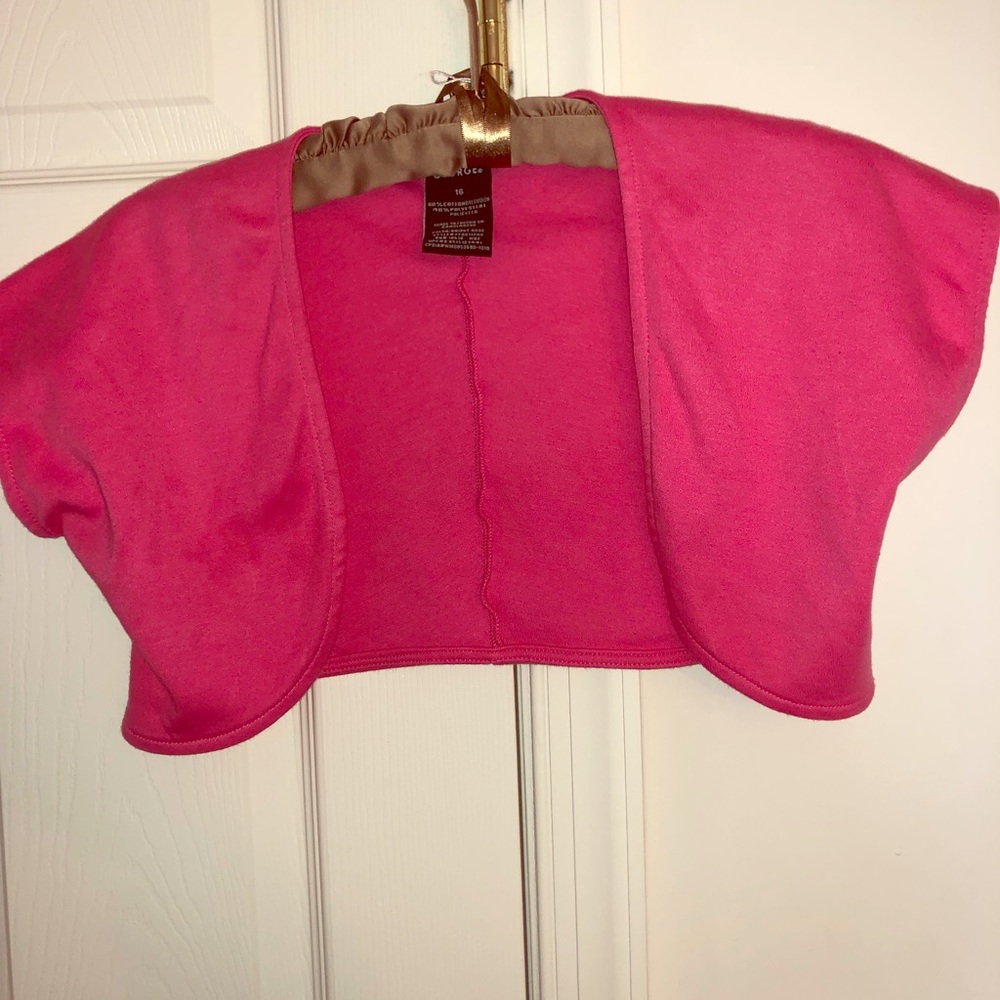Pink cotton cardigan